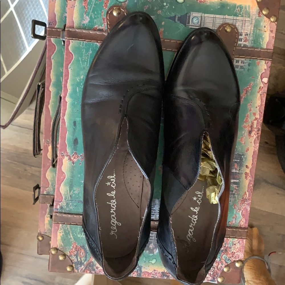 Women’s Shoes regards le ciel blk leather 10m 41